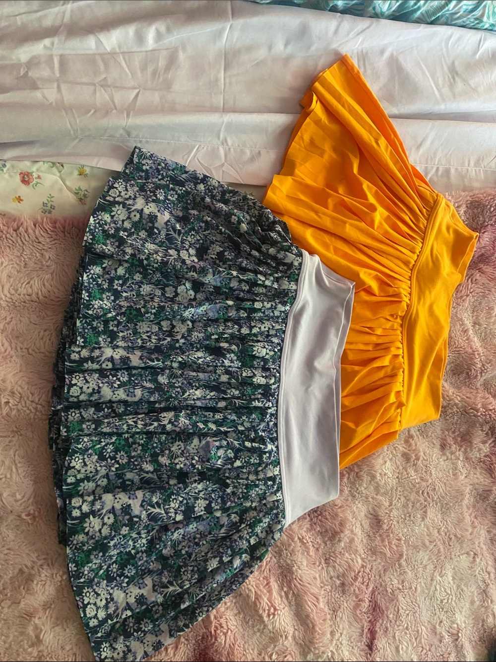 Offline by Aerie pair of pleated athletic skirts with bloomers